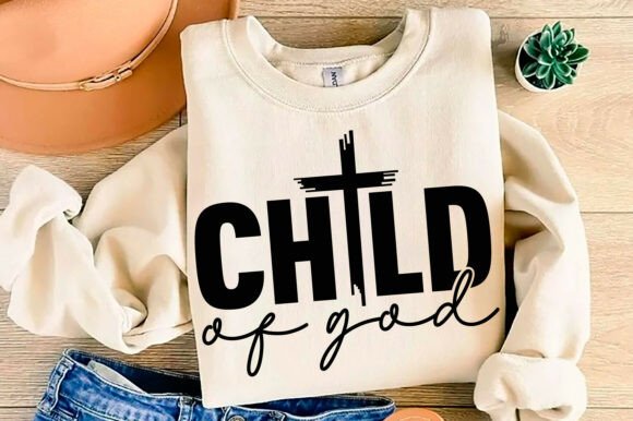 Child of God Svg Png, Christian Png T-Shirt Designs