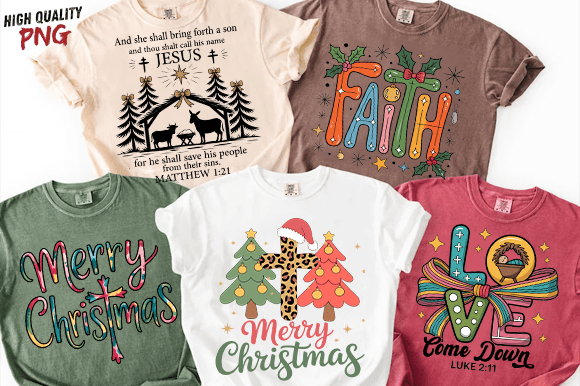 Christian Christmas PNG Bundle
