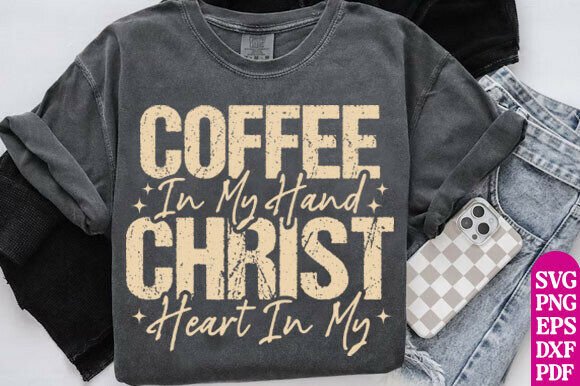 Christian Fall SVG Shirt Design, Coffee T-Shirt Designs