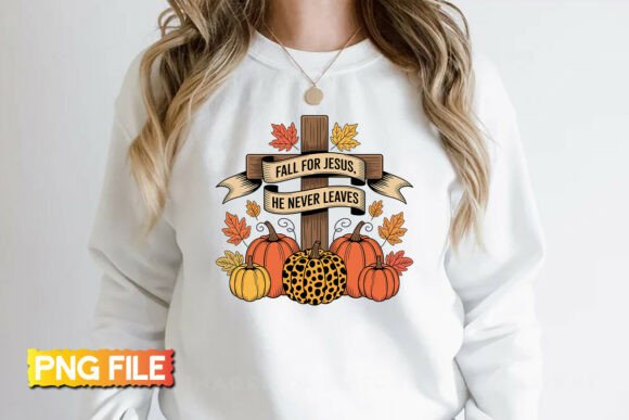 Fall for Jesus - Thanksgiving PNG TShirt