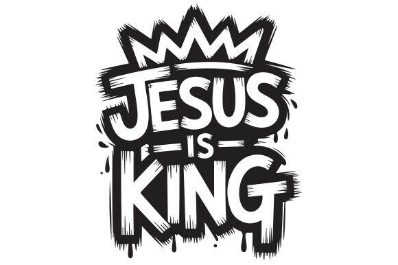 Jesus Christian SVG: Jesus Is King T-Shirt Designs