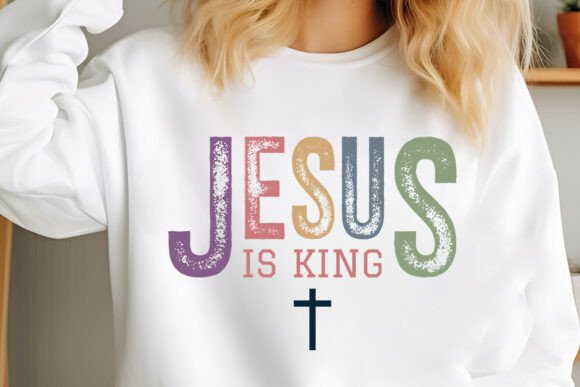 Jesus is King SVG: Christian SVG for T-Shirt Designs