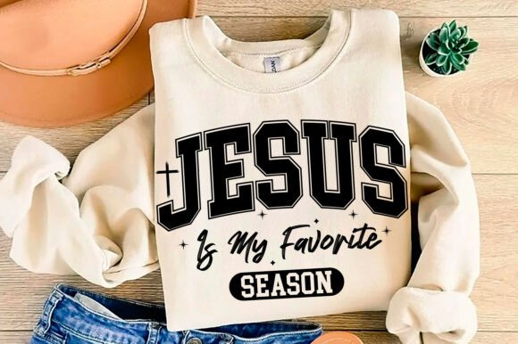 Jesus is My Favourite Season PNG SVG T-Shirt Designs