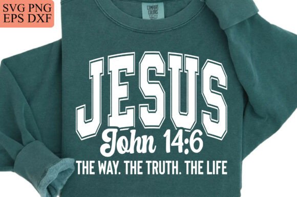 Jesus John 146 T-Shirt Design Christian