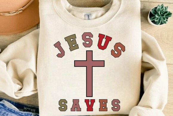 Jesus Saves SVG: Faith T-Shirt Designs